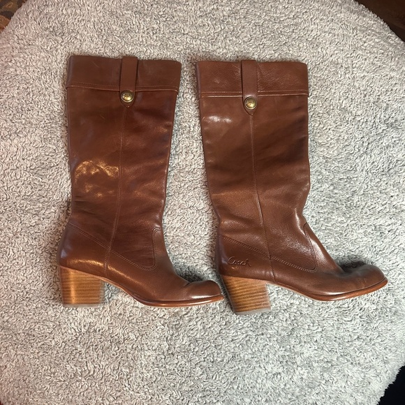 Tall Coach boots. Size 8.5. Excellent Condition. - Picture 1 of 5